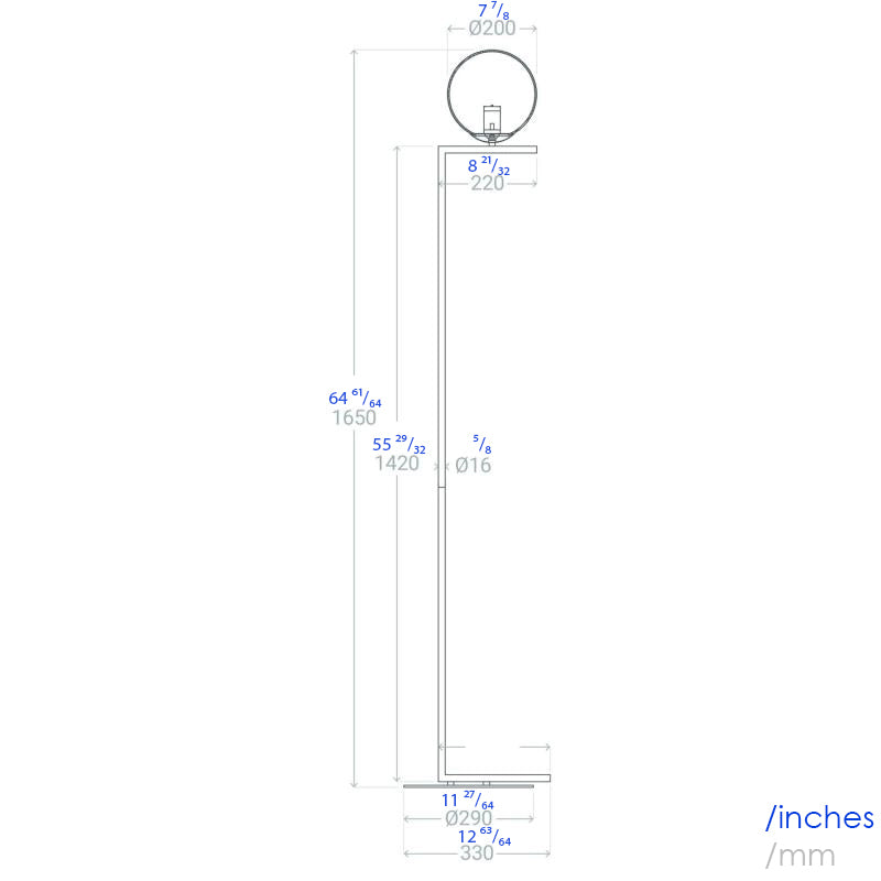 Eclipse mod. Solis Floor Lamp