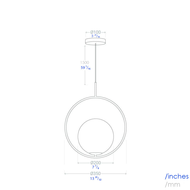 Eclipse mod. Luna Arc Lamp